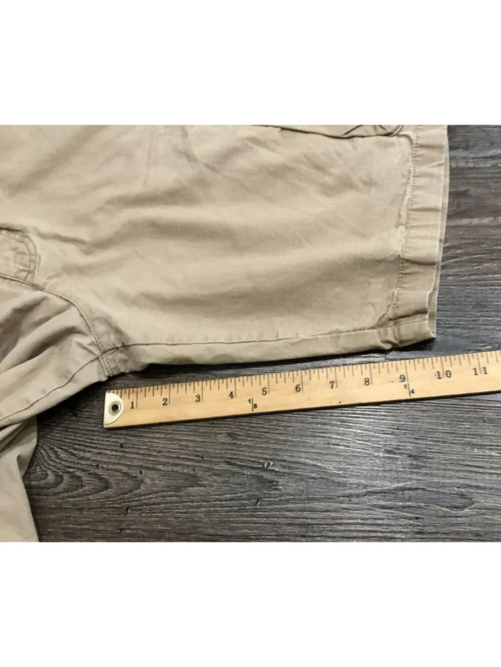 Vintage Nike Athletic Dept Mens Size 38 Khaki Cargo Shorts